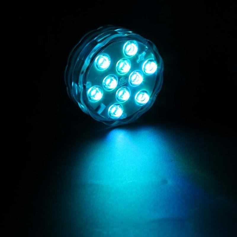 12 Led Rgb Υποβρύχιο Φως Αδιάβροχο Φωτιστικό Νύχτας Σιντριβάνι Δεξαμενή Ψαριών Διακόσμηση Κήπου