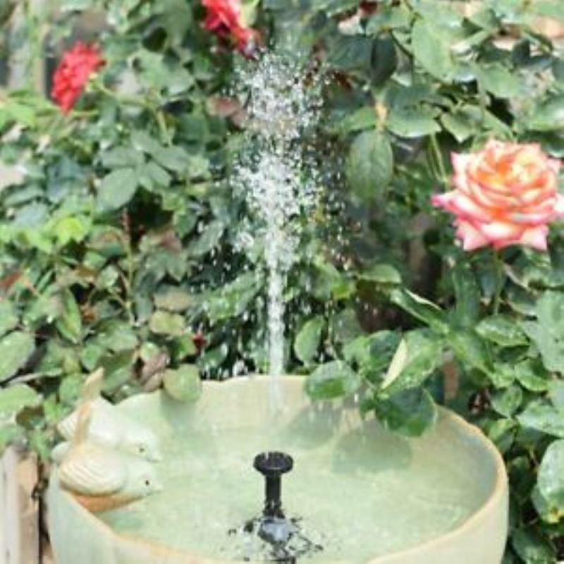 2w 220l/h Solar Powered Water Feature Αντλία Κήπος Ενυδρείο Πισίνα Σιντριβάνι 9v