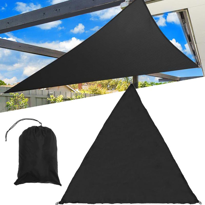 3/5m Extra Heavy Duty Shade Sail Sun Canopy Υπαίθριο Τρίγωνο Τέντες Κήπος Καλοκαιρινό Σκίαστρο Αυτοκινήτου