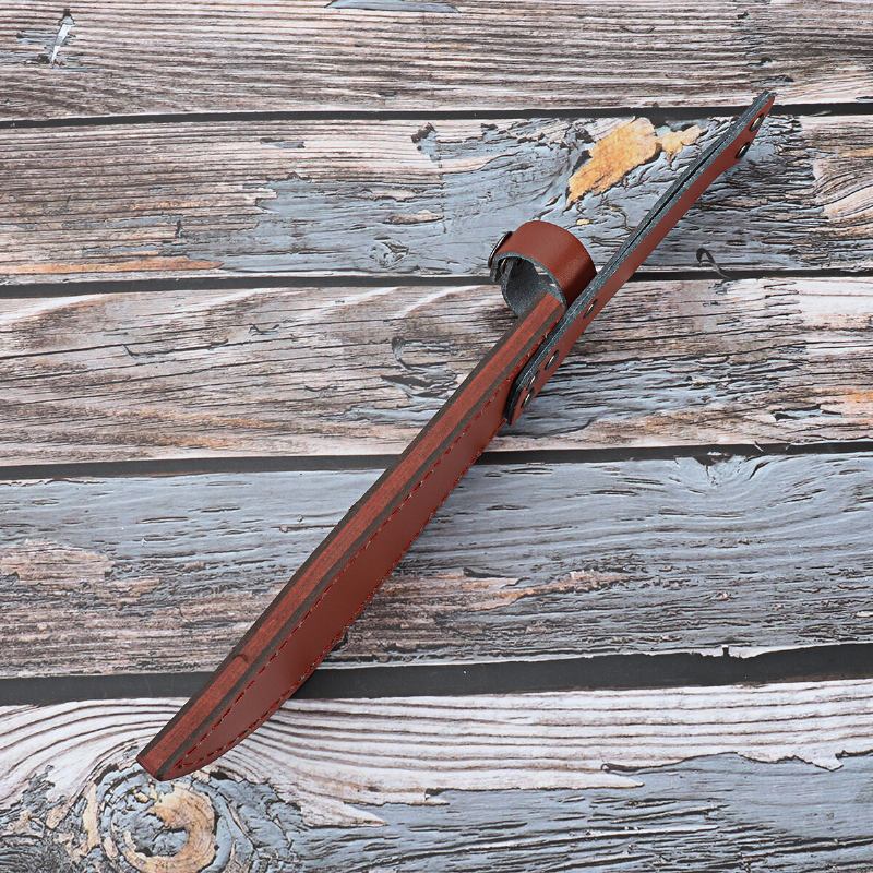 33cm Δερμάτινο Θηκάρι Sabre Cutter Holder Protector Cosplay Costume Outdoor Leather Craft Tool