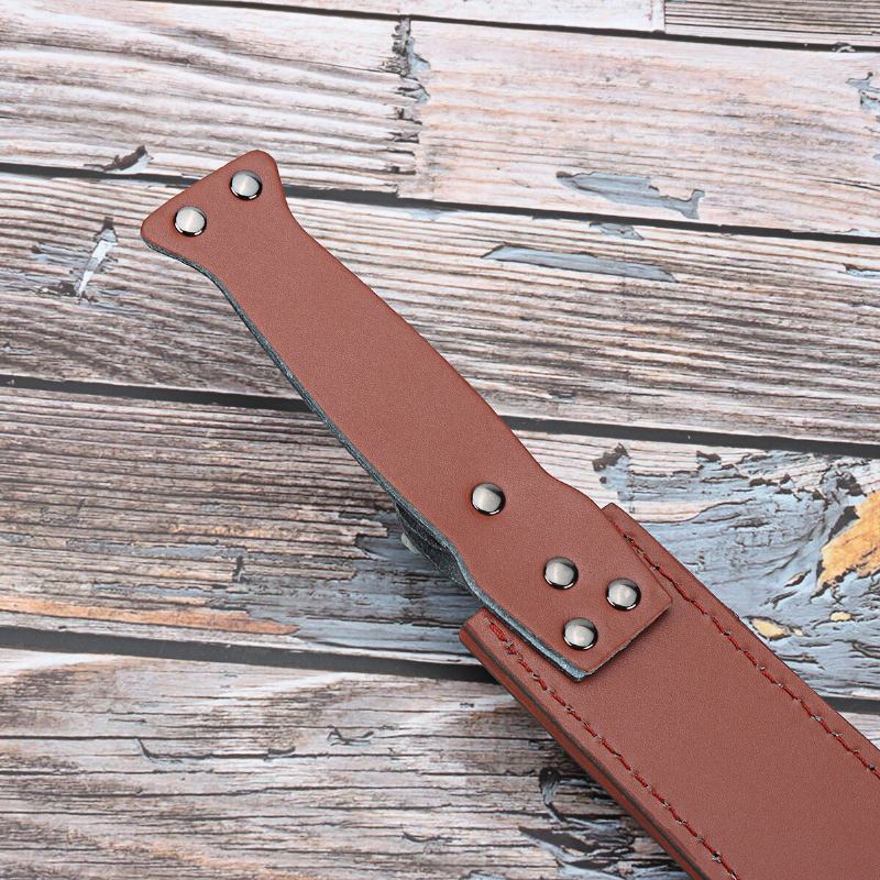 33cm Δερμάτινο Θηκάρι Sabre Cutter Holder Protector Cosplay Costume Outdoor Leather Craft Tool