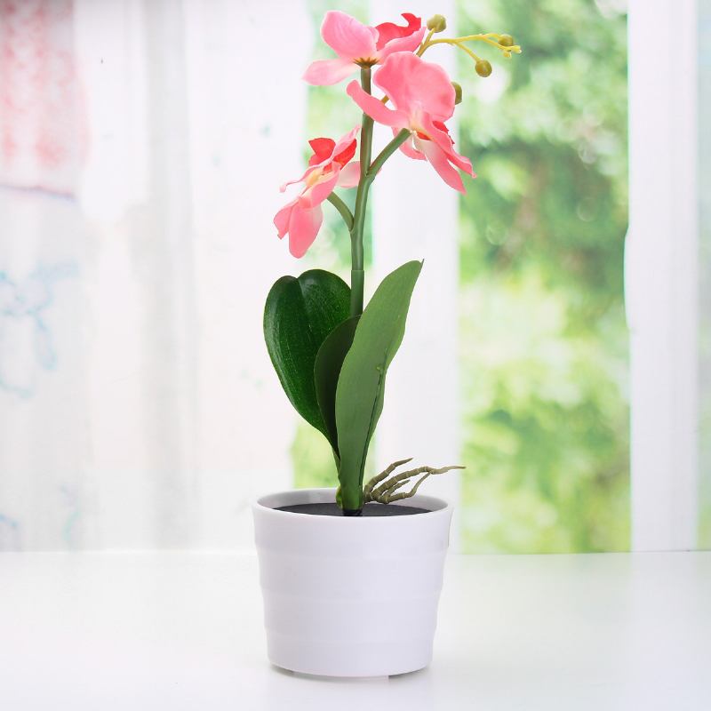 3led Solar Powered Phalaenopsis Flower Stake Κήπος Αυλή Φως Τοπίο Διακόσμηση Εξωτερικού Χώρου