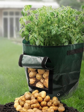 50l Μεγάλης Χωρητικότητας Potato Grow Planter Pe Container Bag Pouch Tomato Vegatables Garden Outdoor