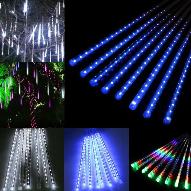 Αδιάβροχο Εξωτερικό Led Meteor Rain Tubes Fairy String Light Χριστουγεννιάτικο Κήπο Χρήση Home Garden