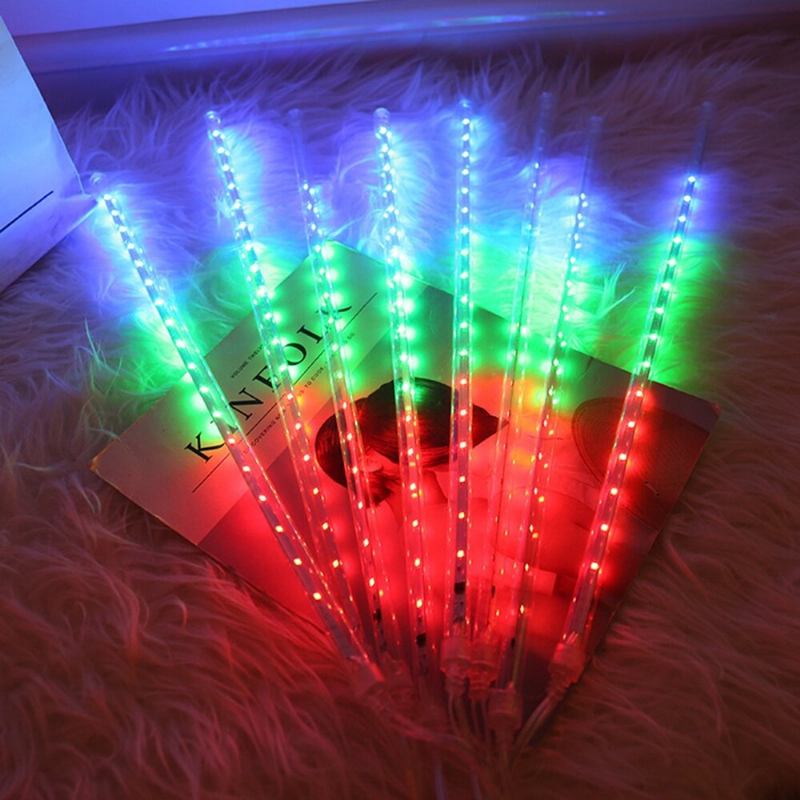 Αδιάβροχο Εξωτερικό Led Meteor Rain Tubes Fairy String Light Χριστουγεννιάτικο Κήπο Χρήση Home Garden