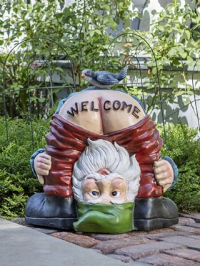 Αστεία Παντελόνι Καλωσορίσματος Με Γλουτούς Από Gnome Νάνος Με Άγαλμα Πουλιού Ρητίνη Κήπος Γκαζόν Διακόσμηση Μπροστινής Πόρτας