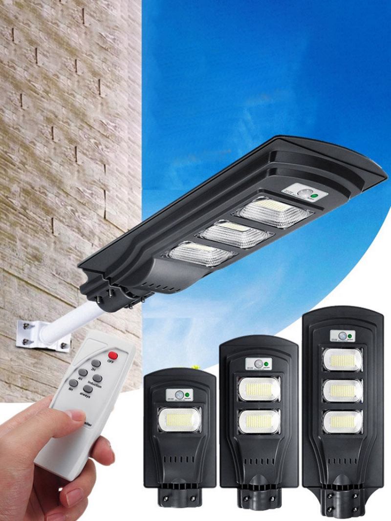 Augienb 120w / 240w / 360w Ηλιακό Φωτιστικό Τοίχου Led Ραντάρ Δρόμου Super Bright Λάμπα Ασφαλείας Με Αισθητήρα Κίνησης Pir Για Εξωτερικό Κήπο