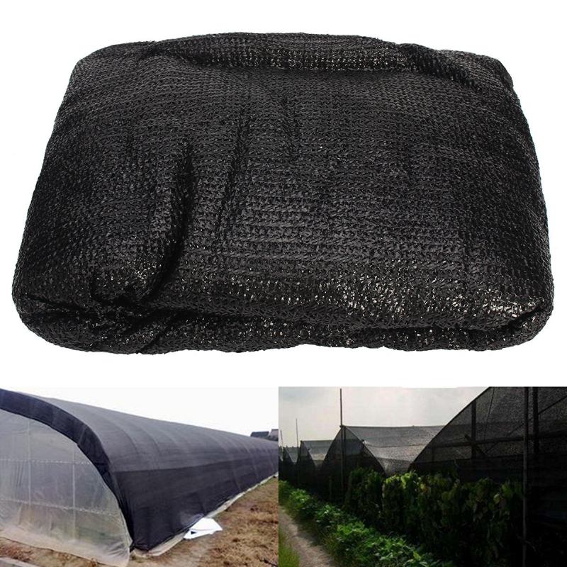 Shatex 140gsm Outdoor Sunscreen Roll Shade Πανί 90% Uv Block 6x15ft Black Garden Growing