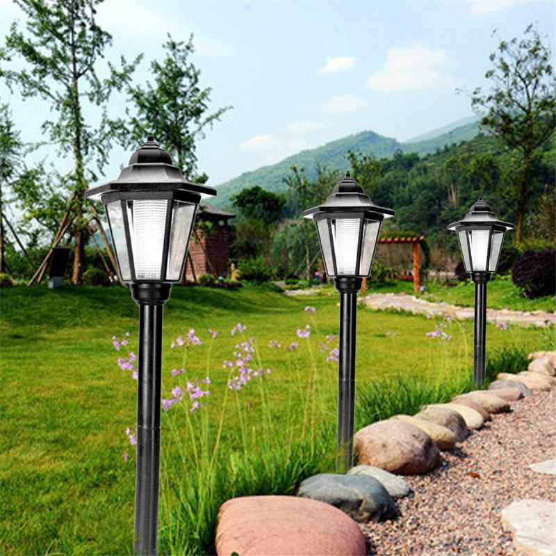 Solar Power Led Path Way Wall Τοπίο Φράχτη Κήπου Ηλιακό Φως Post Outdoor Light