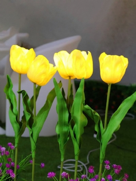 Solar Power Led Tulip Flower Light Φωτιστικά Εξοικονόμησης Ενέργειας Λάμπες Γκαζόν Εξωτερικού Κήπου Μονοπάτι Διακόσμηση Αυλής Φωτιστικό Τοπίου