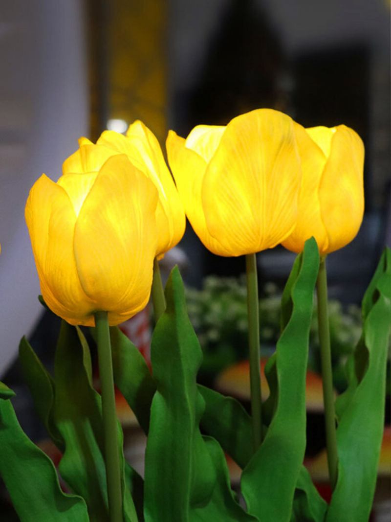 Solar Power Led Tulip Flower Light Φωτιστικά Εξοικονόμησης Ενέργειας Λάμπες Γκαζόν Εξωτερικού Κήπου Μονοπάτι Διακόσμηση Αυλής Φωτιστικό Τοπίου