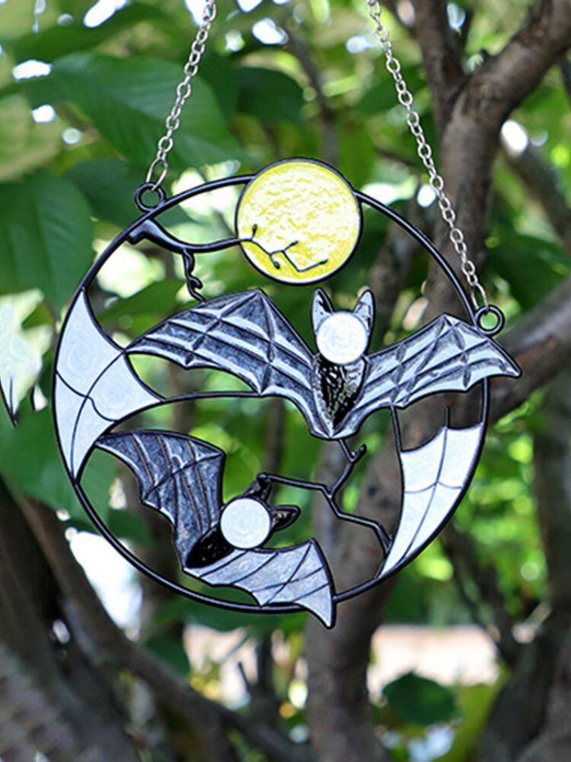 Sunflower Bat Shape Wind Chimes Κρεμαστό Στολίδι Εσωτερικού Χώρου Εξωτερικού Sun Catcher Διακόσμηση Σπιτιού Φεστιβάλ Δώρο Γενεθλίων