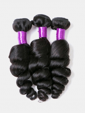 1 Πακέτο Brazilian Loose Wave Virgin Hiar Weave Φυσικές Μαύρες Ανθρώπινες Επεκτάσεις Μαλλιών