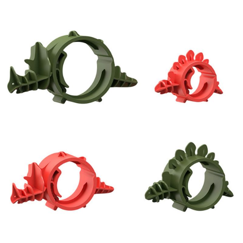 4pcs Cute Dinosaur Cord Organizer Ρυθμιζόμενος Χώρος Αποθήκευσης Καλωδίου Pa Για Ταξίδια Στο Σπίτι Στο Γραφείο