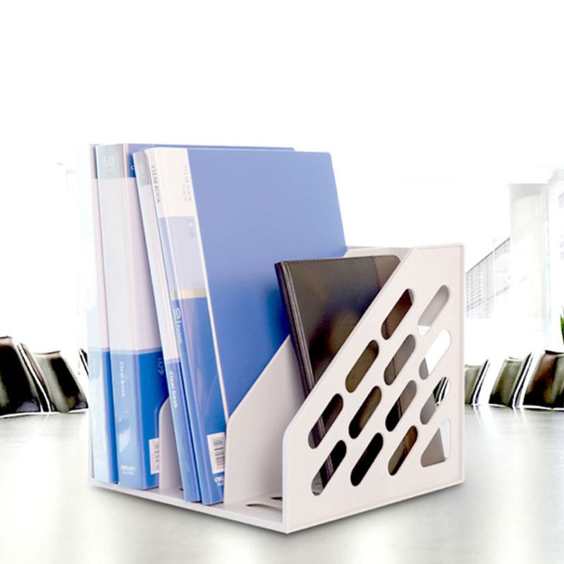 Οργάνωση Φακέλων Πλαστικών Αρχείων - Chic Desk Integrated Document Rack Organizers Office Desktop Supplies