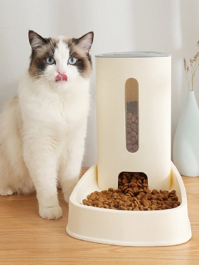 Αυτόματη Τροφοδοσία Μπολ Τροφής Για Γάτες Για Σκύλους Κατοικίδιων Ζώων 3.8l Αφαιρούμενο Και Εύκολο Στο Καθάρισμα Τροφή Για Και
