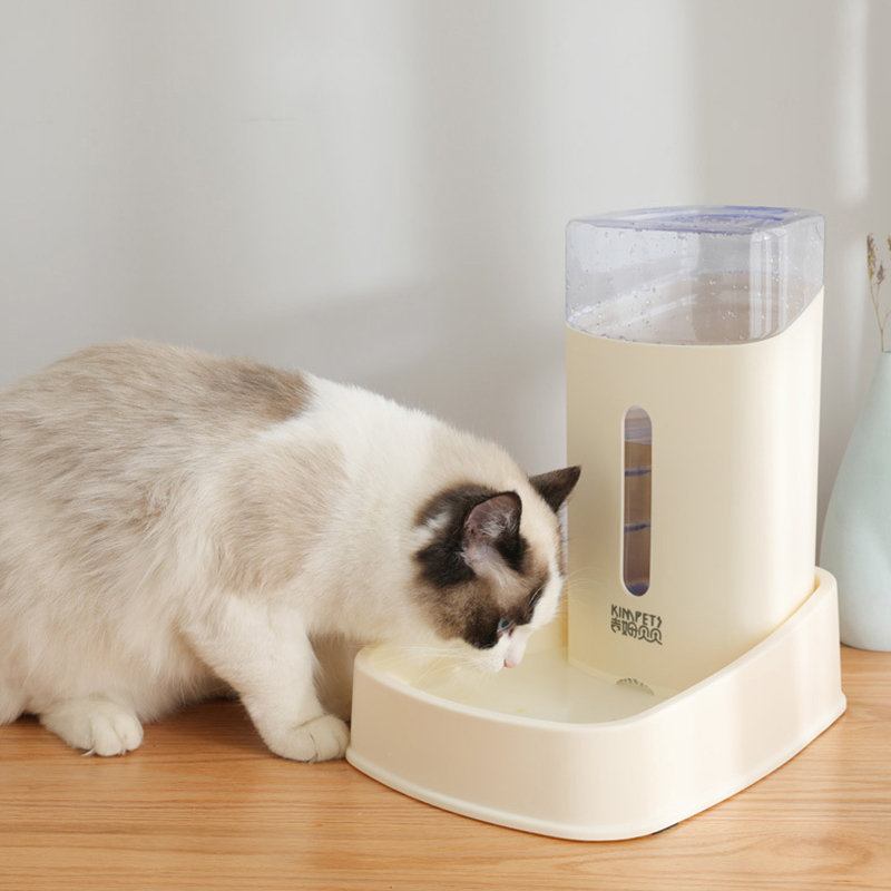 Cat Dog Automatic Feeder Pet Bowl Water Dispenser