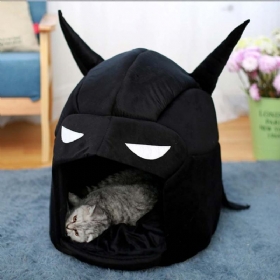 Classic Batman Modeling Cat Nest Με Αφαιρούμενο Και Πλενόμενο Μαξιλάρι Επιλεγμένο Pp Cotton Cat House