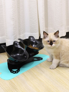 Φιλικό Προς Το Περιβάλλον Ορθοπεδικό Μπολ Για Γάτες Αντιολισθητικό Για Λαιμό Γάτας Ρυθμιζόμενη Προστασία Λαιμού Για Κατοικίδια Με Κλίση