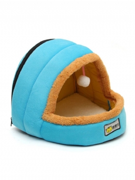 Pet House Kennel Cat Μαλακό Ζεστό Pet Nest Cat Kitten Puppy Dog Cave Καλάθι Για Κατοικίδια Χαλάκι Για