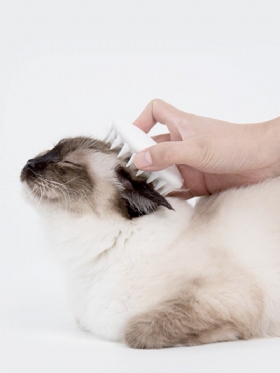 Petkit Συσκευή Μασάζ Περιποίησης Γατών Κατοικίδιων Ζώων Από Comb Silicon Με Μαλακό Καουτσούκ