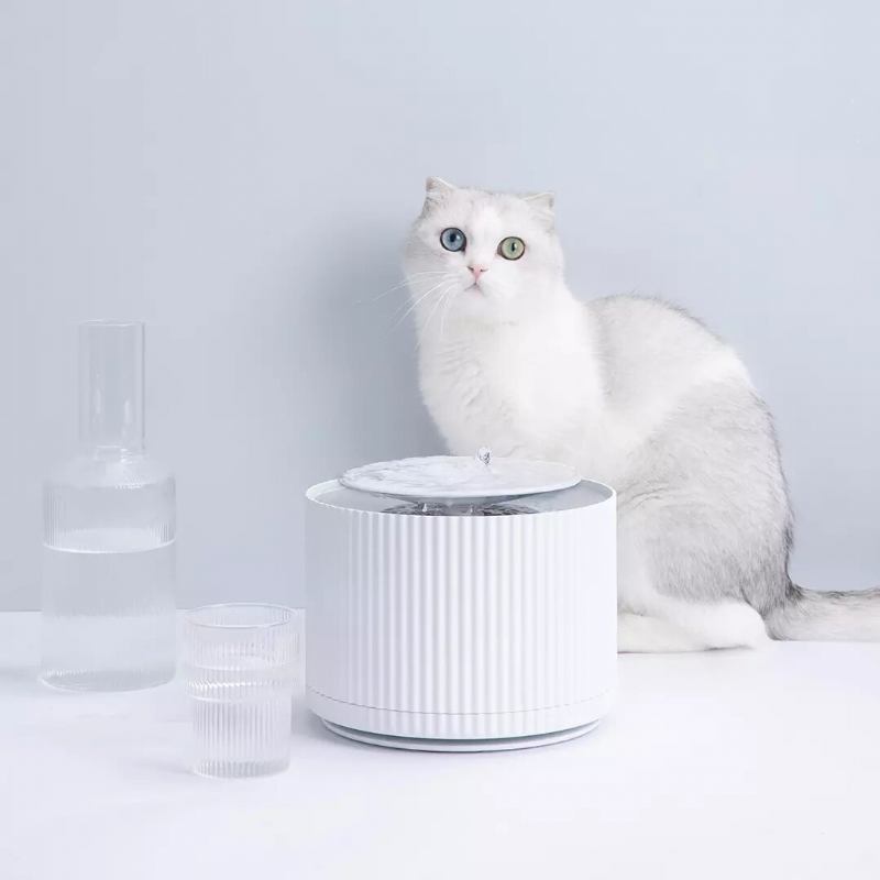 Smart Cat Pet Water Dispenser Purifier 5 Layer Filter 360 Degree Open Drinking Pet