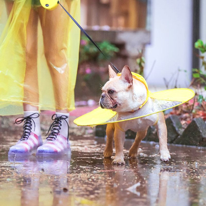 2 Χρώματα Pet Dog Σχήμα Ufo Αδιάβροχο Raincoat Dog Raincape