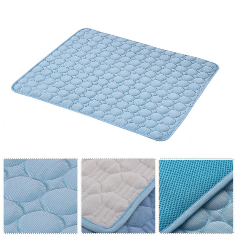 3 Χρώματα Ice Silk Pet Summer Cooling Mat Dog Cat Ice Cool Mat Pad