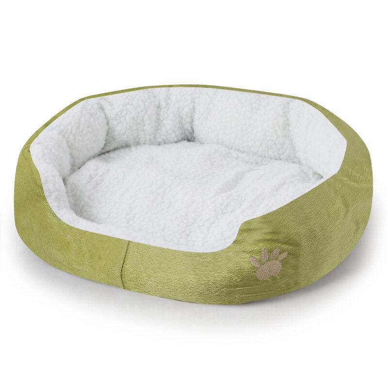 6 Χρώματα Shearling Fleece Pet Kennel Dog Cat Warm Round