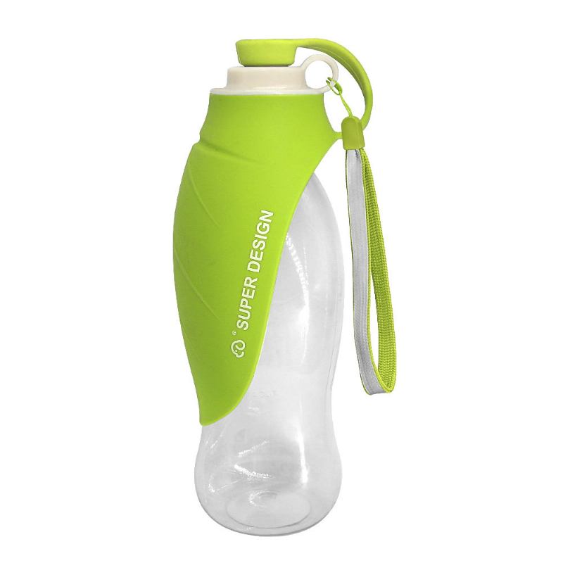 650ml Sport Φορητό Φύλλο Pet Dog Μπουκάλι Νερού Επεκτάσιμο Σιλικόνης Χωρίς Bpa Για Σκύλους Ταξιδιού