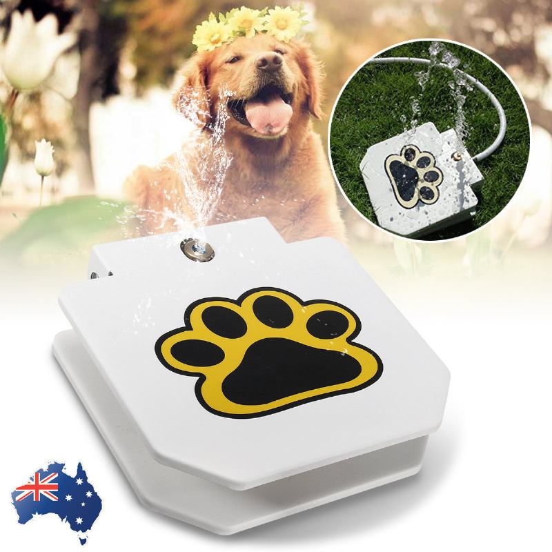 Automatic Doggie Water Fountain Dog Sprinkler Dispenser Paw Ενεργοποιημένο Για Κατοικίδια