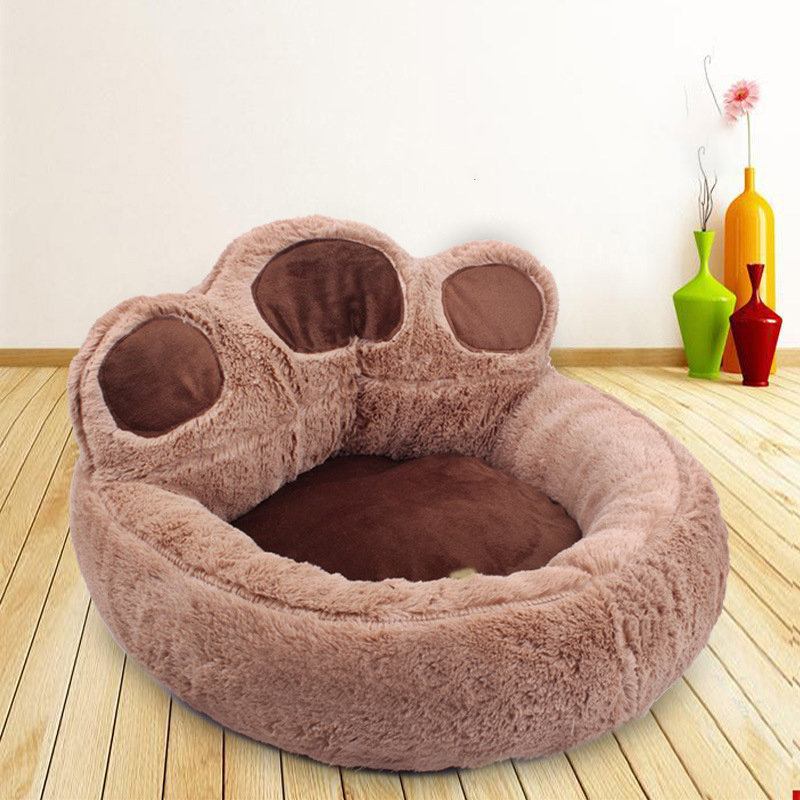 Bear Paw Winter Warm Soft Pet Dog Cat Kennel Pet Set Κρεβάτι