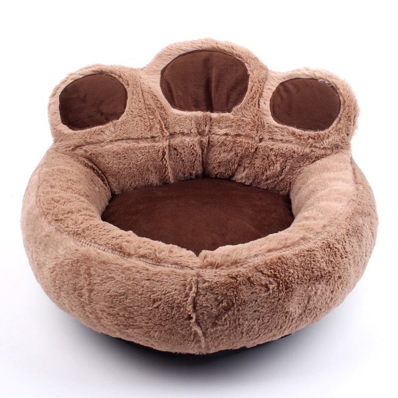 Bear Paw Winter Warm Soft Pet Dog Cat Kennel Pet Set Κρεβάτι