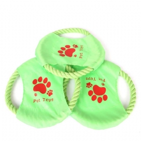 Big Dog Cotton Rope Toy Pet Frisbee Ανθεκτικό Στη Φθορά Για Γομφίους Εκπαίδευσης Αλληλεπίδρασης Με Κατοικίδια Σε Εξωτερικούς Χώρους