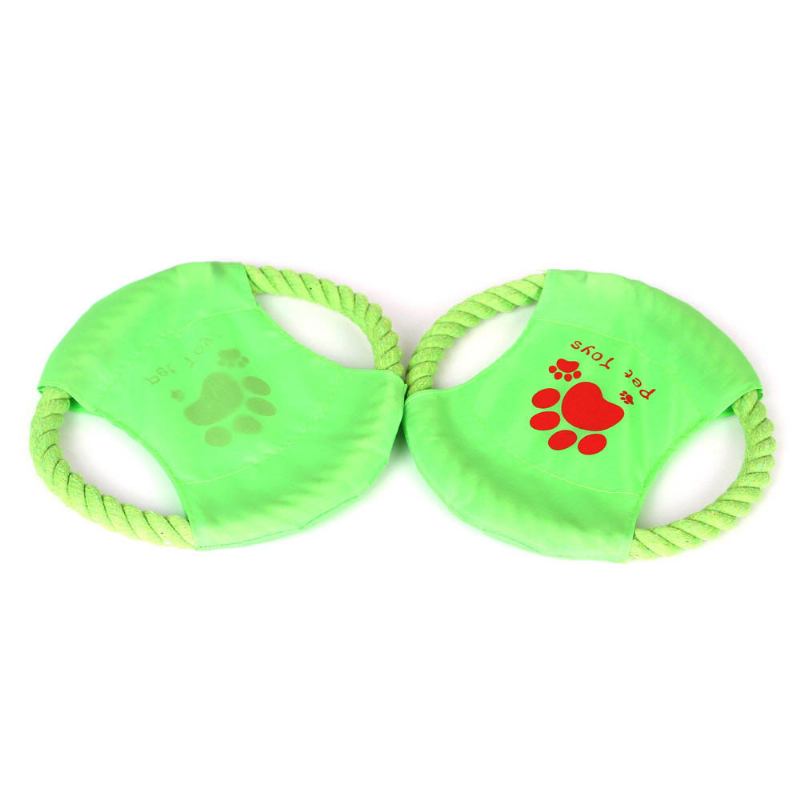 Big Dog Cotton Rope Toy Pet Frisbee Ανθεκτικό Στη Φθορά Για Γομφίους Εκπαίδευσης Αλληλεπίδρασης Με Κατοικίδια Σε Εξωτερικούς Χώρους