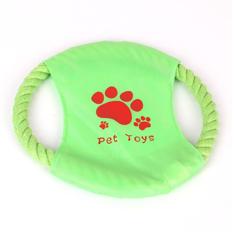 Big Dog Cotton Rope Toy Pet Frisbee Ανθεκτικό Στη Φθορά Για Γομφίους Εκπαίδευσης Αλληλεπίδρασης Με Κατοικίδια Σε Εξωτερικούς Χώρους