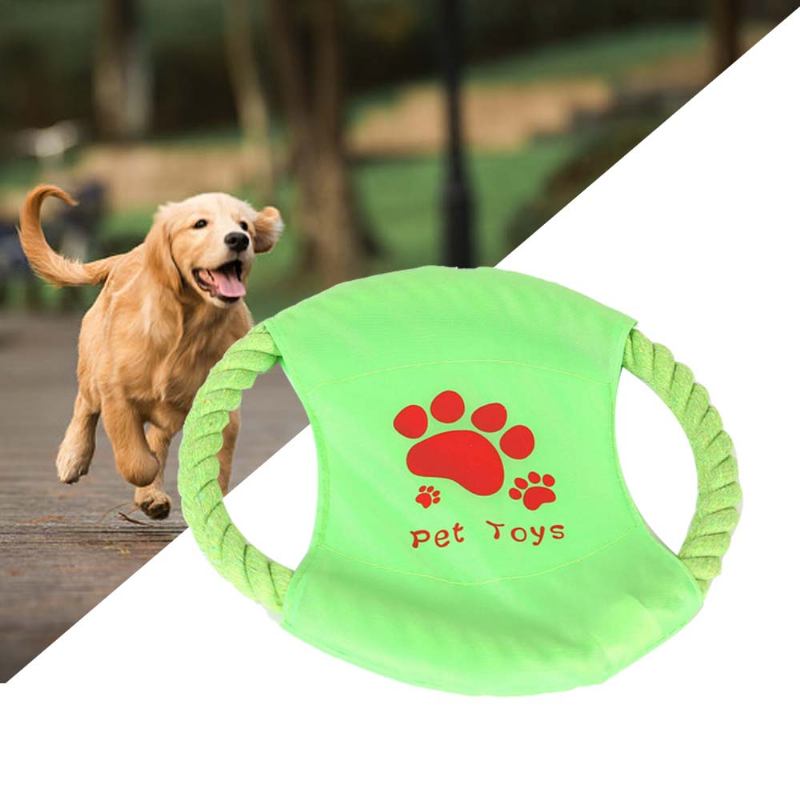 Big Dog Cotton Rope Toy Pet Frisbee Ανθεκτικό Στη Φθορά Για Γομφίους Εκπαίδευσης Αλληλεπίδρασης Με Κατοικίδια Σε Εξωτερικούς Χώρους