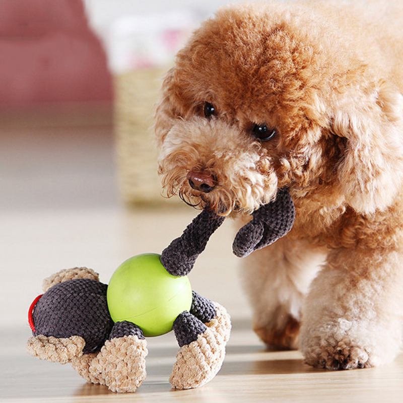 Dog Squeak Toys Ανθεκτικά Μη Τοξικά Βελούδινα Χαριτωμένα Παιχνίδια Για Σκύλους Σε Σχήμα Ζώου Βελούδινο Παιχνίδι Σκύλου