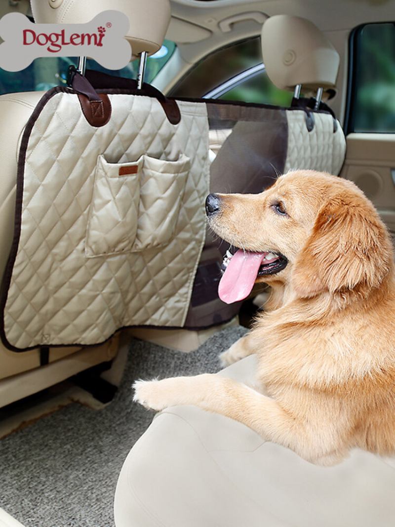 Doglemi Luxury Pet Seat Safety Barrier Dog Cat Δίχτυ Ασφαλείας Ταξιδιού