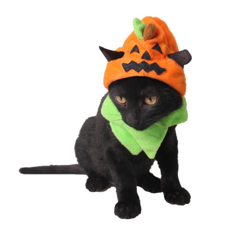 Halloween Pet Supplies Carnival Ghost Festival Καπέλο Σκύλου Cat Accessories Trick Or Treat Pumpkin Hat