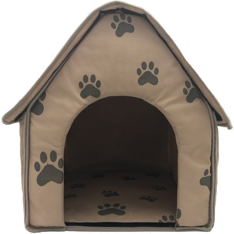 Paw Pattern Πτυσσόμενο Ύφασμα Pet Dog Cave House Αντιχαρακτηριστικά Κουτάβια Κιβώτια