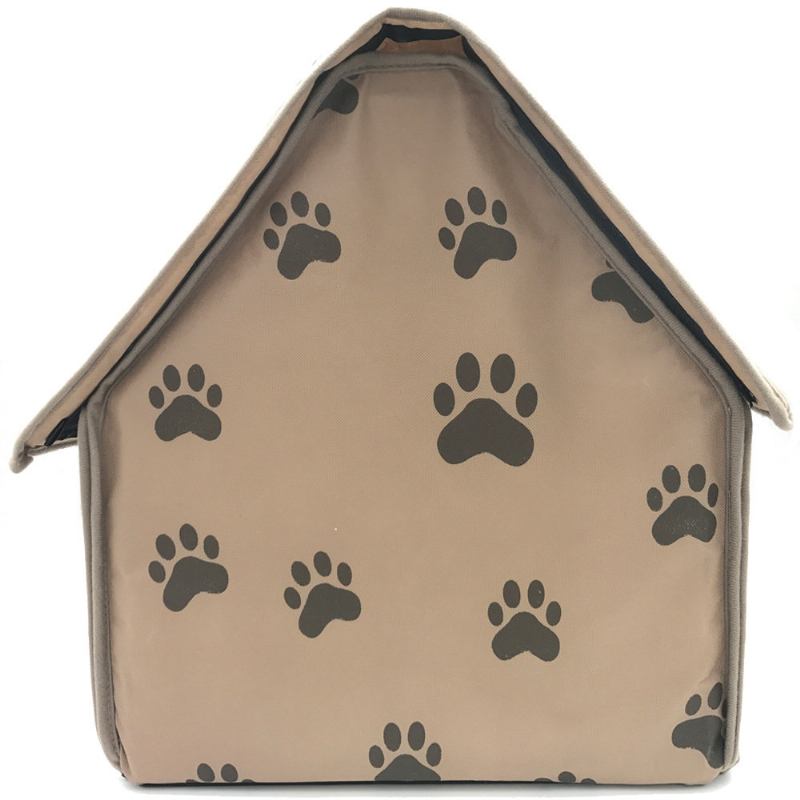 Paw Pattern Πτυσσόμενο Ύφασμα Pet Dog Cave House Αντιχαρακτηριστικά Κουτάβια Κιβώτια