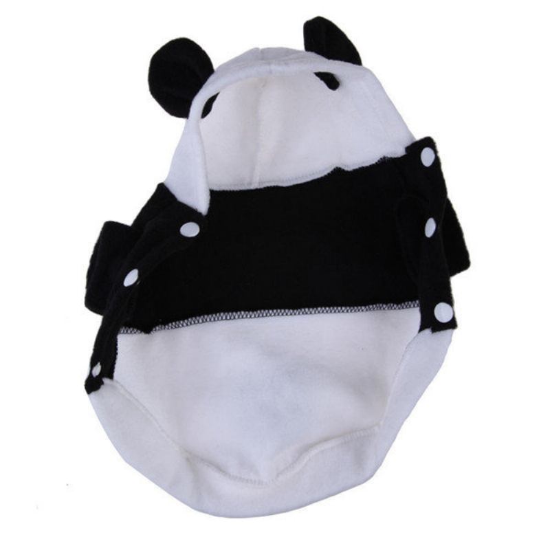 Pet Dog Cat Cute Fleece Ρούχα Panda Ζεστό Παλτό Κοστούμια Πανωφόρια Ένδυση Xs-xxl