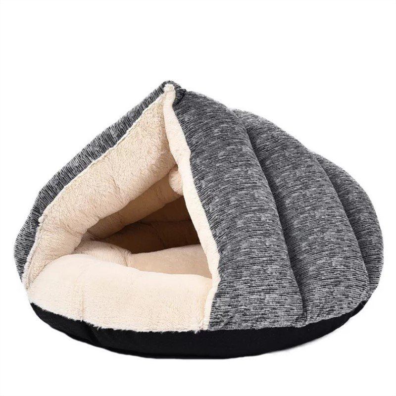 Pet Dog Cat Winter Soft Ζεστός Βελούδινος Υπνόσακος Puppy Tent Cave Bed