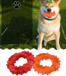 Pet Interactive Dog Toy Molar Bite Ring Dog Toy