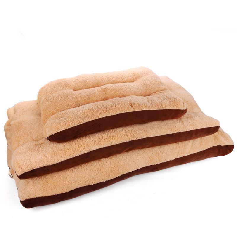 Shearling Velvet Suede Sleeping Pet Cushion Mat Χειμερινό Ζεστό Κρεβάτι Για Μεγάλα Σκυλιά