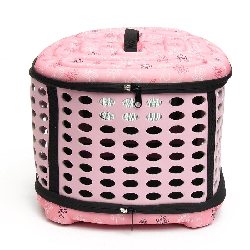 Small Pet Dog Cat Puppy Kitten Carrier Φορητό Κλουβί Μεταφοράς Κιβωτίων 3 Επιλογών Χρωμάτων