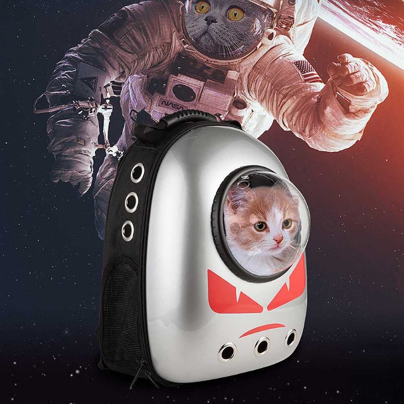 Space Cover Σακίδιο Πλάτης Για Κατοικίδια Για Cat Dog Αναπνεύσιμο Ακρυλικό Πακέτο Pc-σάκος Άνετη Τσάντα