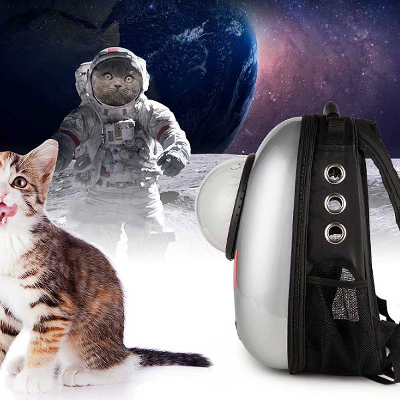 Space Cover Σακίδιο Πλάτης Για Κατοικίδια Για Cat Dog Αναπνεύσιμο Ακρυλικό Πακέτο Pc-σάκος Άνετη Τσάντα