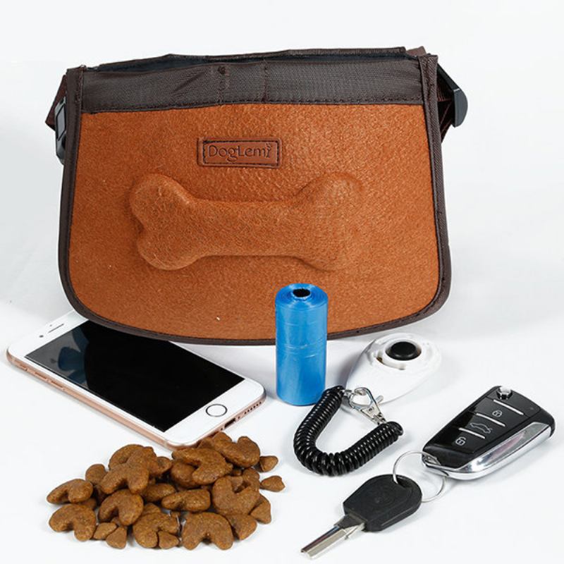 Τσάντα Περιποίησης Σκύλου Pet Dog Pouch Walking Food Snack Bag Εκπαίδευσης Δόλωμα Τσέπες Μέση Αποθήκευσης